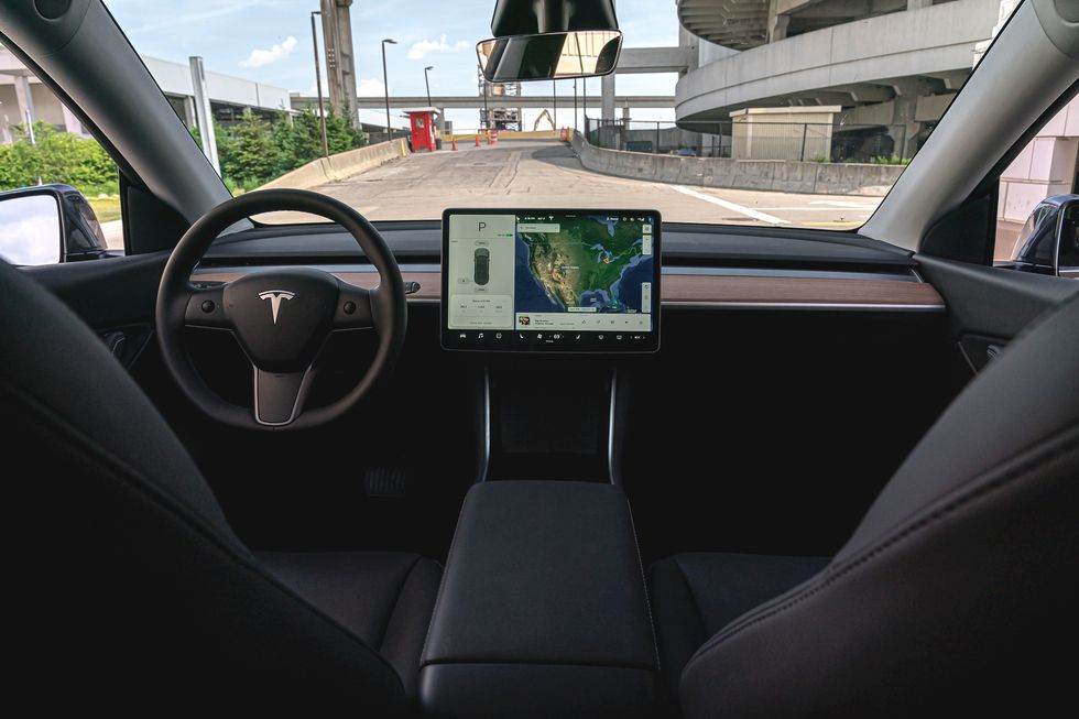 tesla model y 2024 interior