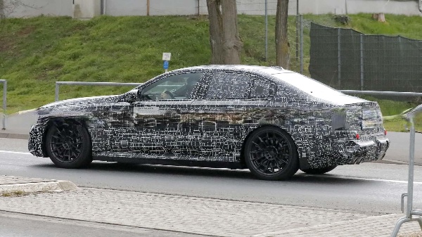 bmw m5 spy photos 2 1 2025 BMW M5 Review