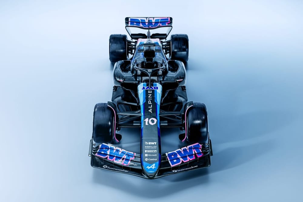 A524 FRONT RAISED BLUE 16 9 1 2024 F1 Cars Reveal