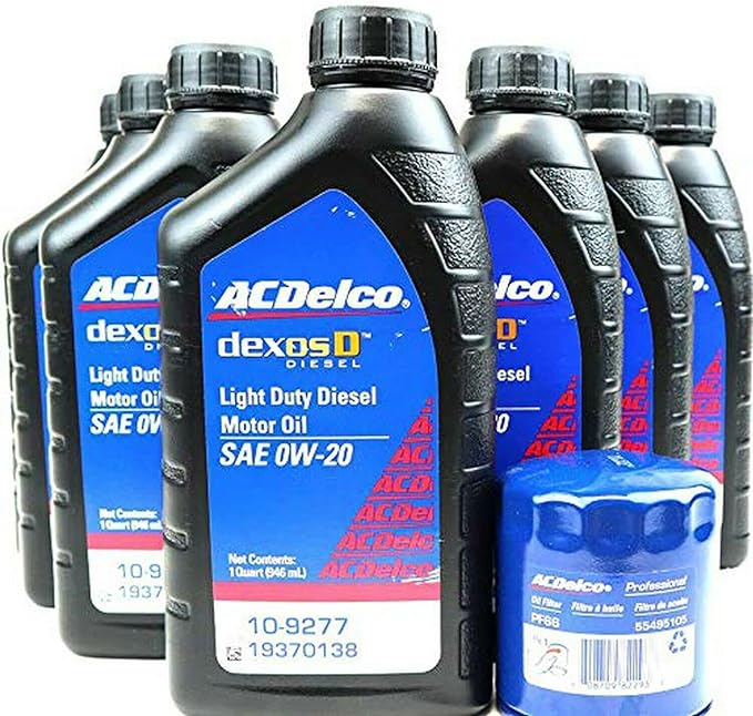 AC Delco DexosD 0w-20 Engine Oil 