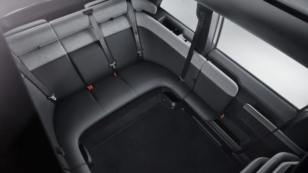 Canoo LifestyleVehicle Premium Studio seatLayout 2024 Canoo Lifestyle Vehicle Review