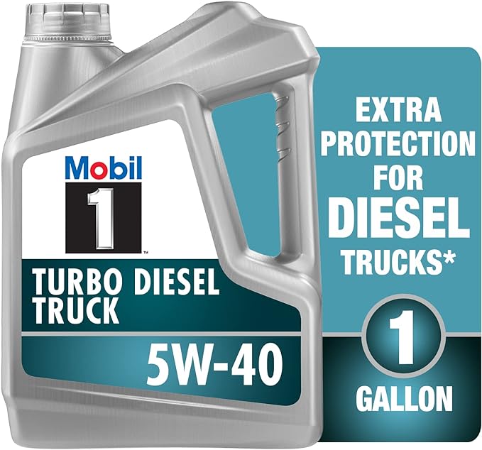 Mobil 1 Turbo Diesel Truck Full Synthetic Motor Oil 5W 40 Best Diesel Engine Oils 2024