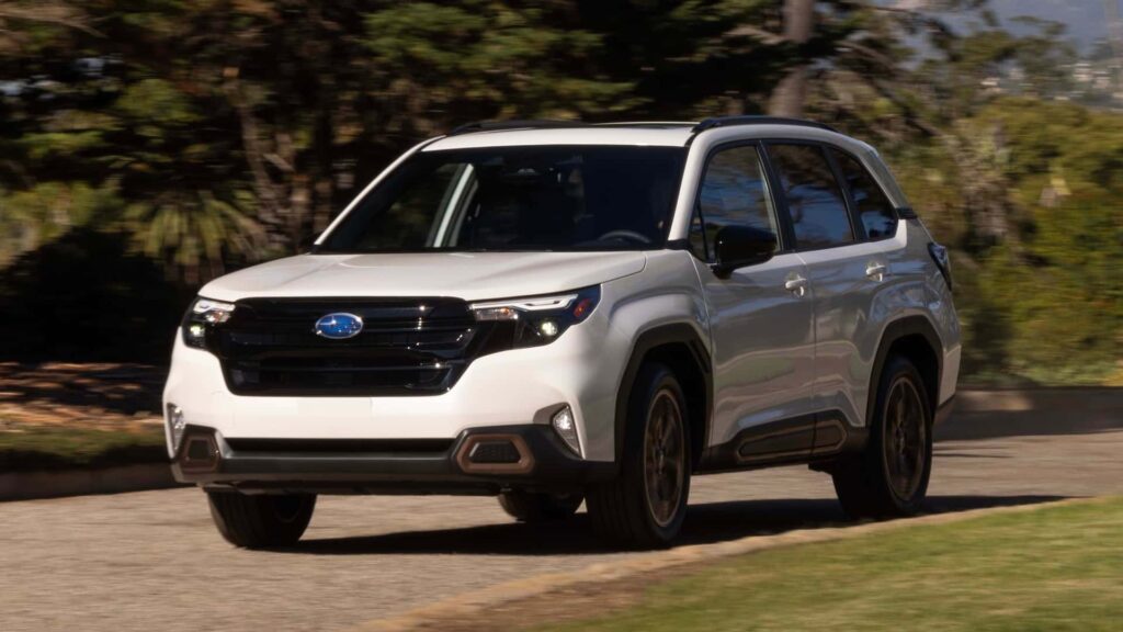 2025 subaru forester sport exterior 2025 Subaru Forester Review