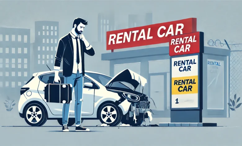 what happens if you crash a rental car without insurance
