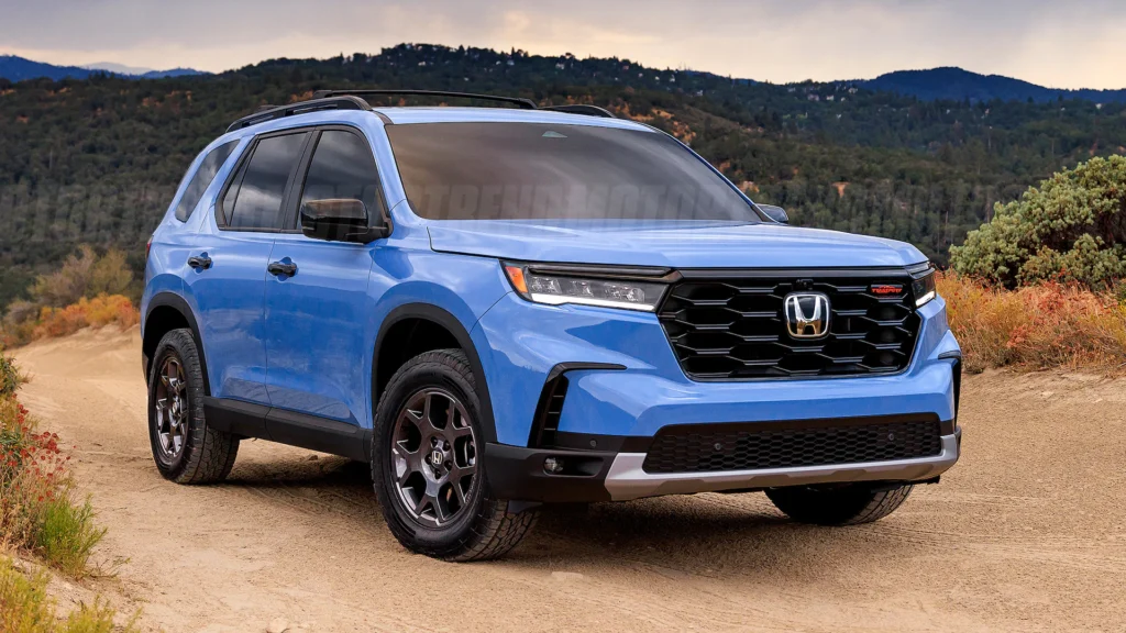 2025 Honda Passport front view render 1 Top Cars Similar To Jeep Grand Cherokee: Best Alternatives