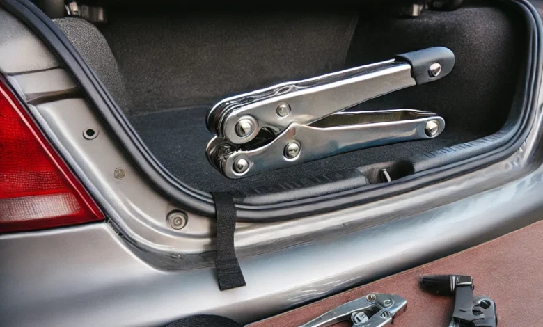 how to keep trunk closed when latch is broken