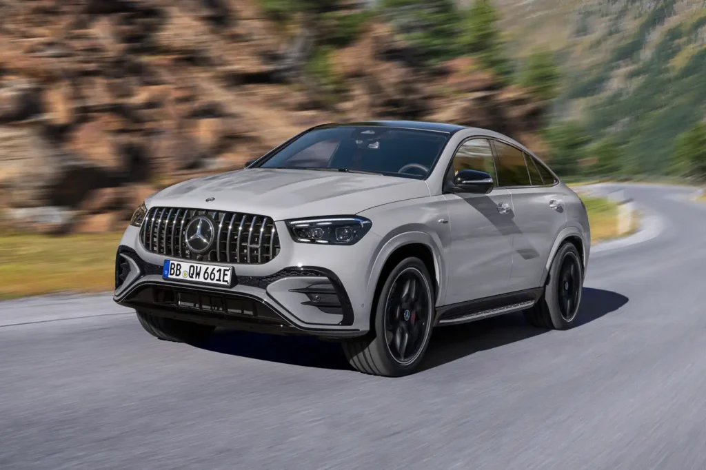 mercedes amg gle 53 2024 front quarter tracking Top Cars That Look Like Bentleys: Affordable Luxury Alternatives