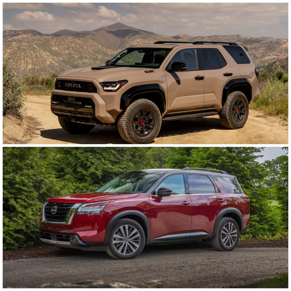 photo collage 2.png 2 Toyota 4Runner vs Nissan Pathfinder 2024: Comprehensive Comparison