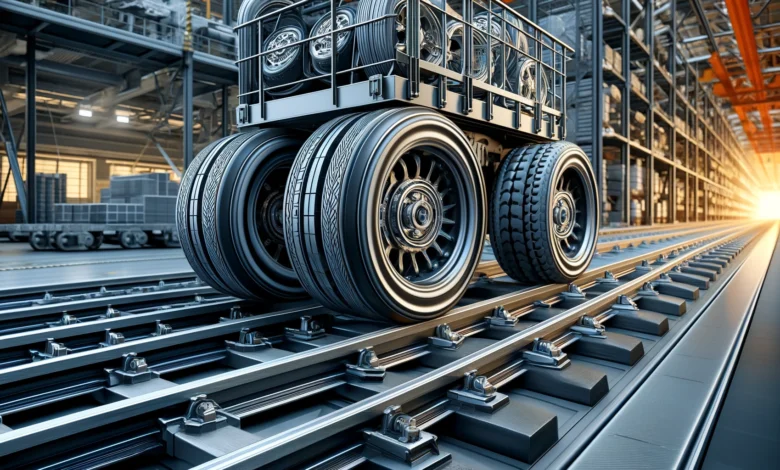 what are the two advantages to using polyurethane or nylon wheels on steel cars?